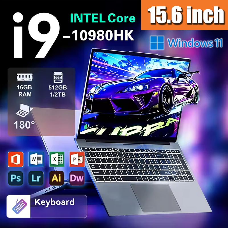 Pc Gaming Intel - Robuster 15,6-Zoll-Laptop mit Intel N95, Windows