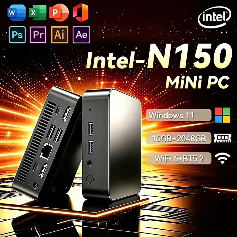 Pc Gaming Intel - NEUER Mini-PC Windows 11 Intel N150