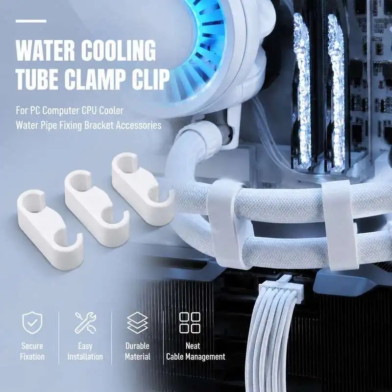 Pc Water Cooling - PC-Wasserkühlungs-Schlauchschelle für Computer-CPU-Kühler, Befestigungshalterung für Wasserschlauch,