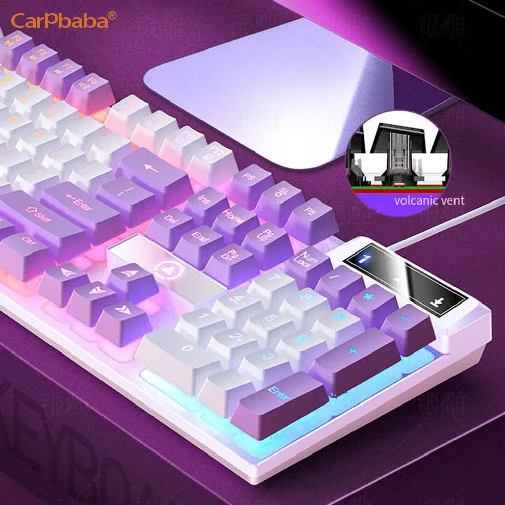 Carpbaba K500 104-Tasten-USB-G – Pc Gaming Pink Bewertung und Preis